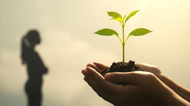 Conceptual Image Representing Inner Growth and Building Self-Confidence